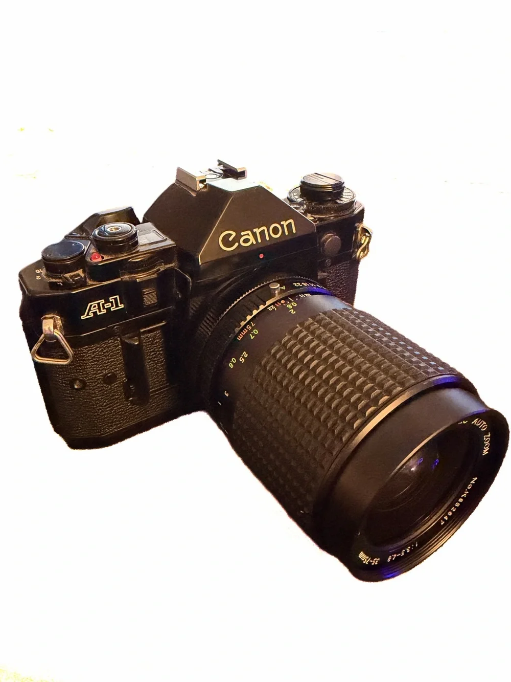 Vintage Canon A-1 35mm Film Camera with Zoom Lens - AS-IS